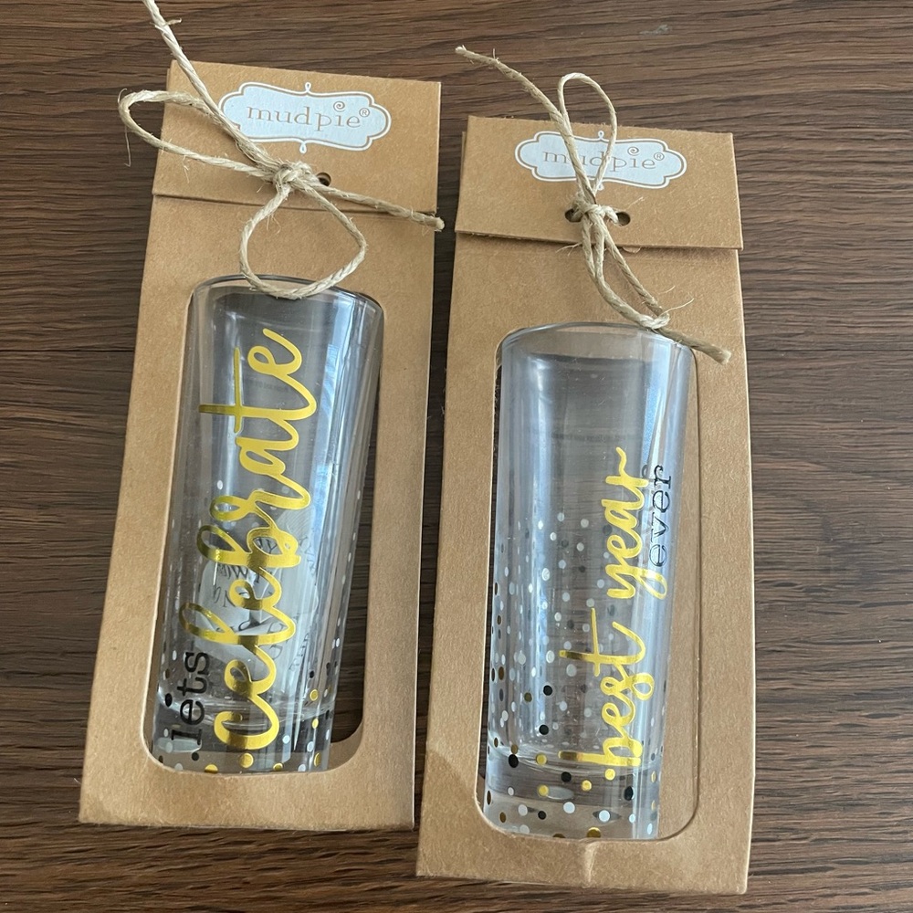 Shot Glass Set- Let’s Celebrate & Best Year Ever